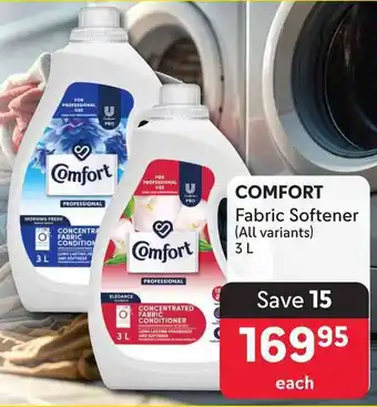 Makro COMFORT Fabric Softener offer