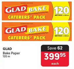 Makro GLAD Bake Paper offer