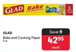 Makro GLAD Bake and Cooking Paper offer