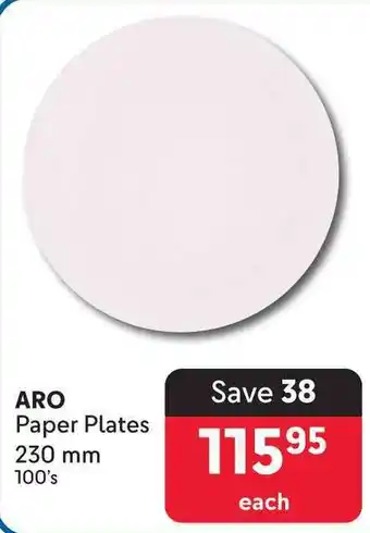 Makro ARO Paper Plates offer