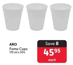 Makro ARO Fomo Cups offer