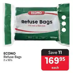 Makro ECONO Refuse Bags offer