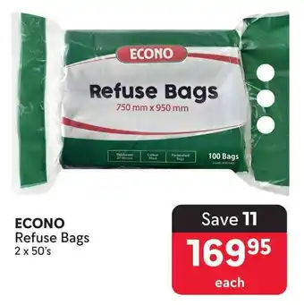 Makro ECONO Refuse Bags offer