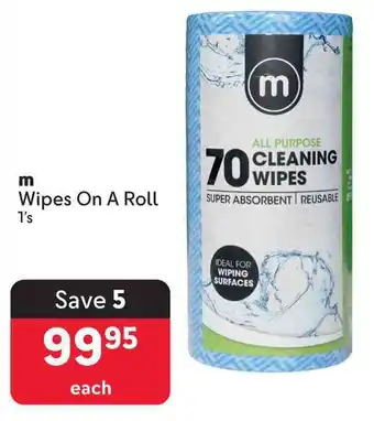 Makro m Wipes On A Roll offer