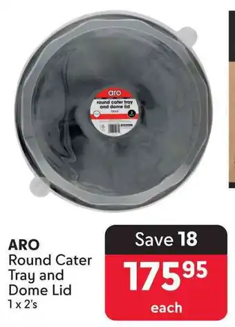 Makro ARO Round Cater Tray and Dome Lid offer