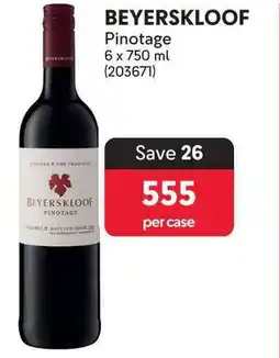 Makro BEYERSKLOOF Pinotage offer