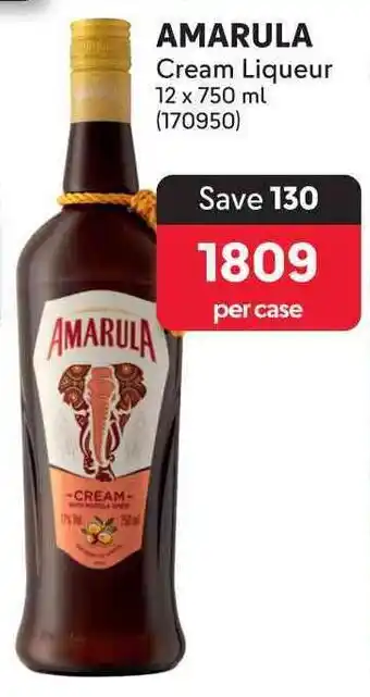 Makro AMARULA Cream Liqueur offer