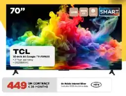 HiFi Corp TCL 70-inch 4K Google TV-70P655 offer