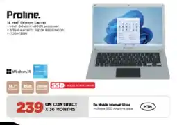 HiFi Corp Proline 14 Intel Core Laptop offer