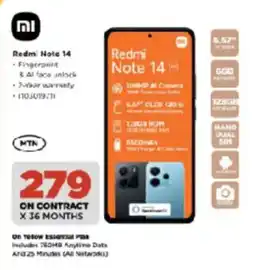 HiFi Corp Redmi Note 14 offer