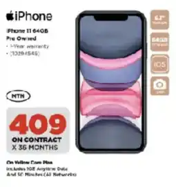 HiFi Corp iPhone 11 64GB Pre Owned offer