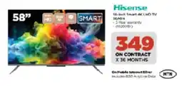 HiFi Corp Hisense 58-inch Smart 4K UHD TV offer