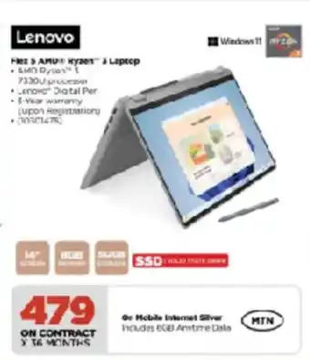 HiFi Corp Lenovo Flex 5 AMD Ryzen 3 Laptop offer