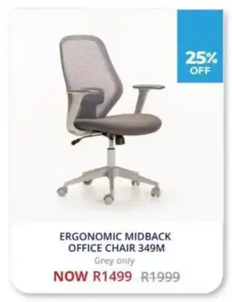 Decofurn Ergonomic midback office chair offer