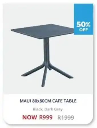 Decofurn Maui cafe table offer