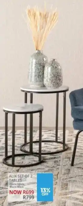 Decofurn Alix set of 2 tables offer