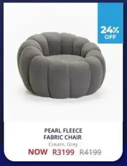 Decofurn Pearl fleece fabric chair offer