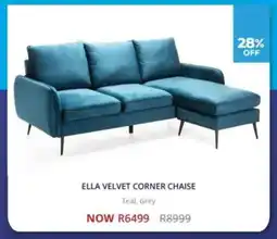 Decofurn Ella velvet corner chaise offer