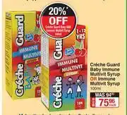 Dis-Chem Creche Guard Baby Immune Multivit Syrup Or Immune Multivit Syrup-100ml Each offer