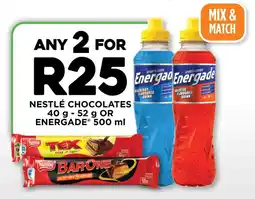 Fresh Stop Nestlé Chocolates or Energade offer