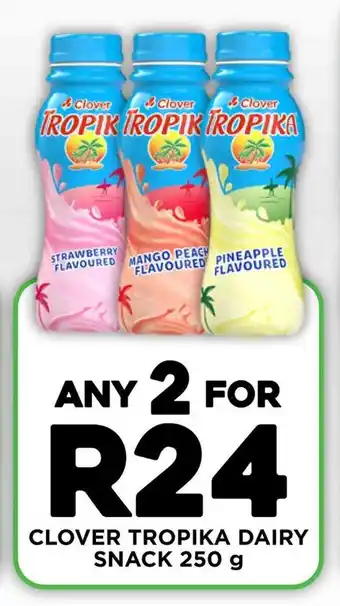 Fresh Stop Clover tropika dairy snack offer