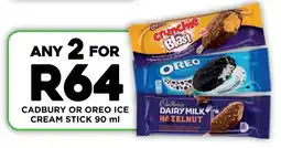 Fresh Stop Cadbury or oreo ice cream stick offer