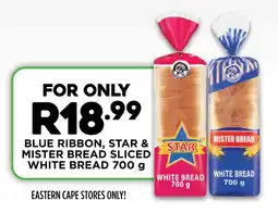 Fresh Stop Blue ribbon, star & mister bread sliced white bread offer