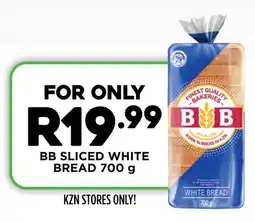 Fresh Stop BB sliced white bread offer