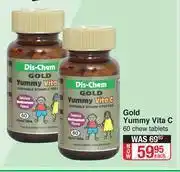 Dis-Chem Gold Yummy Vita C-60 Chew Tablets Each offer