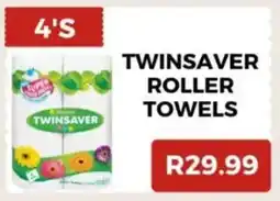 Saverite Twinsaver roller towels offer