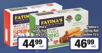 Frontline Fatima's Spring Roll Chicken offer