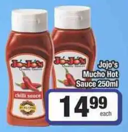 Frontline Jojo's Mucho Hot Sauce offer