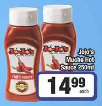 Frontline Jojo's Mucho Hot Sauce offer