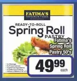 Frontline Fatima's Spring Roll Pastry offer