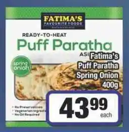 Frontline Fatima's Puff Paratha Spring Onion offer