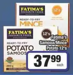 Frontline Fatima's Samooa/Mince Potato offer