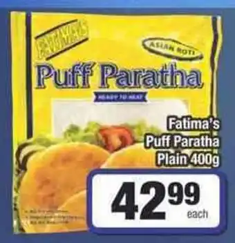 Frontline Fatima's Puff Paratha Plain offer