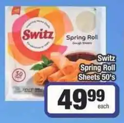 Frontline Switz Spring Roll Sheets offer