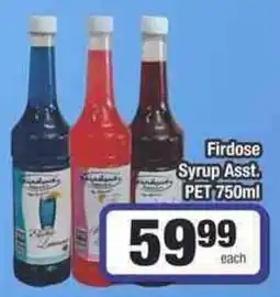 Frontline Firdose Syrup Asst. offer