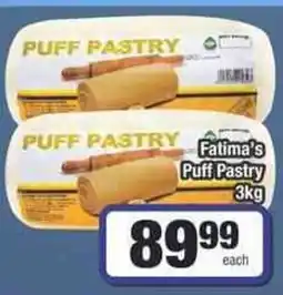 Frontline Fatima's Puff Pastry offer