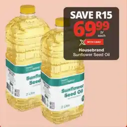 Checkers Housebrand Sunflower Seed Oil offer