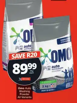 Checkers Omo Auto Washing Powder All Variants offer