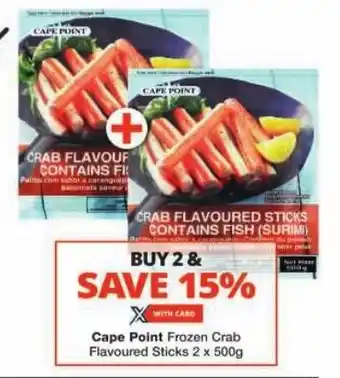 Checkers Cape Point Frozen Crab Flavoured Sticks offer