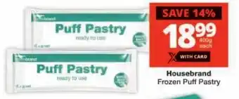 Checkers Housebrand Frozen Puff Pastry offer