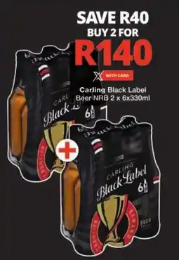 Checkers Carling Black Label Beer NRB offer