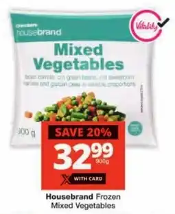 Checkers Housebrand Frozen Mixed Vegetables offer