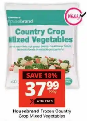 Checkers Housebrand Frozen Country Crop Mixed Vegetables offer