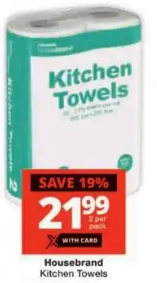 Checkers Housebrand Kitchen Towels offer