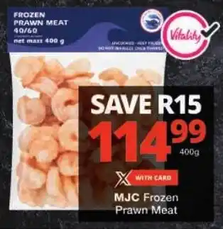 Checkers MJC Frozen Prawn Meat offer