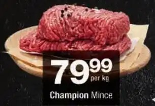 Checkers Champion Mince offer